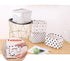 AARAINBOW 3 Packs Storage Basket Bins Canvas Mini Storage Cubes Storage Basket for Makeup, Toys Liners, Books Storage Baskets with Handles for Shelves & Desks (3 Star)