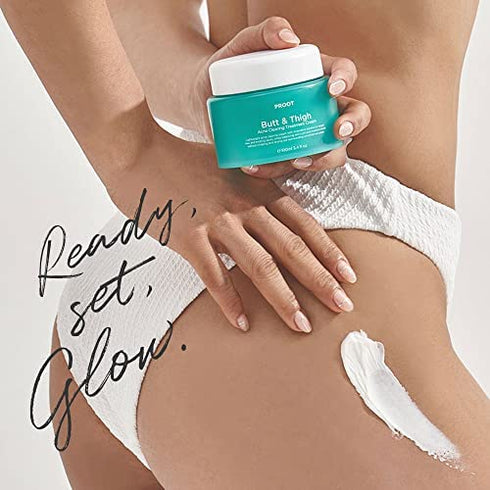 Butt Acne Clearing Spot Cream. Helps Clearing Acne, Cellulite, Ingrown Hairs, Blackheads, Zits, Razor Bumps and Dark Spots for the Buttocks and Thigh Area. Prevents Future Breakouts.