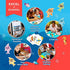 A Baby Shark Adventure - ABC Phonics Flash Cards Complete Set - Learn to Speak, Read and Write - Build First Words, Sight Words, and Phrases - Bonus: 4 Dry Erase Markers, 2 Rings, Parent's Guide Games