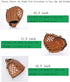 BiJun Baseball Glove, Softball Gloves, TeeBall Mitt Left Hand Glove, Right Hand Throw, Fit for Adult/Youth/Kids/Children's Beginner or Infielder