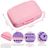 2 Pieces Baby Teeth Keepsake Box Tooth Holder Kids Teeth Keepsake Holder Teeth Container for Lost Teeth Cute Kids Deciduous Teeth Collection to Keep The Childhood Memory (Blue and Pink)