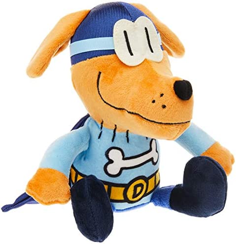 MerryMakers Dog Man Bark Knight Plush Toy, 9-Inch, from Dav Pilkey's Dog Man Book Series