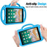 AVAWO 9.7" iPad 6th Generation Kids Case, iPad 5th Generation Case, iPad Air 2 Case - with Shoulder Strap, Shockproof Handle Stand Kids Case for iPad 9.7" 2017 (5th Gen) & 2018 (6th Gen) - Blue