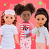 Glitter Girls - Ladybug Shimmer Pajama Top & Pant Regular Outfit - 14-inch Doll Clothes & Accessories Toys