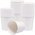 Belinlen Paper Ice Cream Cups with Paper Lids, Paper Hot/Cold Soup Cups with Lids (White) (25, 16 oz)