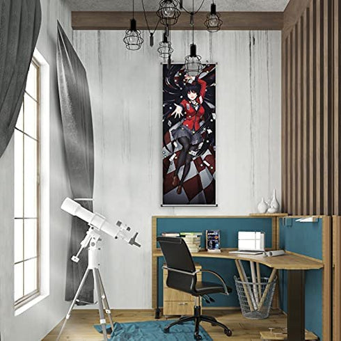 Anime Scroll Poster for Yumeko Jabami- Fabric Prints 100 cm x 40 cm | Premium and Artistic Anime Theme Gift | Japanese Manga Hanging Wall Art Room Decor