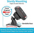 APPS2Car Magnetic Phone Holder for Car, Dashboard Magnetic Car Mount, 360° Rotation Car Magnetic Phone Mount with Strong VHB Adhesive, for All Cell Phones