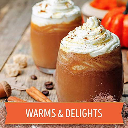 Swiss Miss Pumpkin Spice Hot Cocoa Mix, made with Premium Imported Cocoa and Real Non-Fat Milk! Gluten Free, No Artificial Colors, Flavors, Preservatives, or Sweeteners. 1 Box of 8 Envelopes.