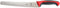 Mercer Culinary Millennia Colors Red Handle, 10-Inch Wavy Edge Wide, Bread Knife