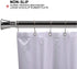 BRIOFOX Shower Curtain Rod, 43-73 inches Spring Tension Curtain Rod, Never Rust Adjustable Curtain Rod for Bathroom Window Doorway Closet, Chrome