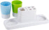 Eslite Bathroom Toothbrush Toothpaste Stand Organizer Plastic Storage Rack Set