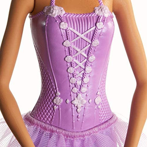 Barbie Ballerina Doll, Brunette, Purple Tutu