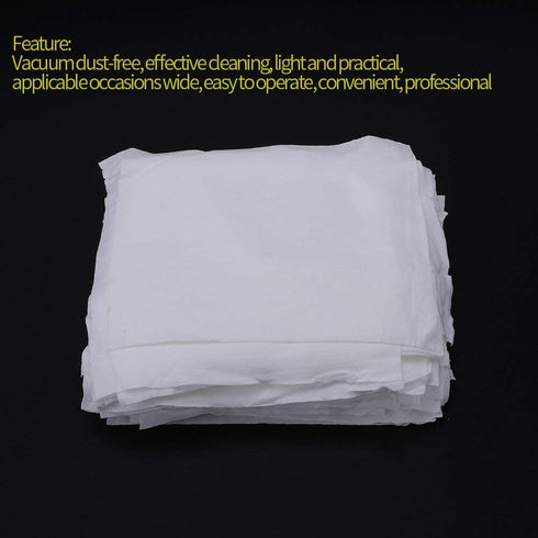 100Pcs/Bag 6 x 6 Inch Microfiber Cleaning Cloth Lint Free Non Abrasive Ultra Soft Cloth for Phone Lens Glasses