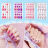 384 Pieces Kids Press on Nails Mini False Nails with Designs Press on Nails for Kids Stick on Short Fake Nails for Christmas Nail, 16 Boxes (Mermaid, Shell)