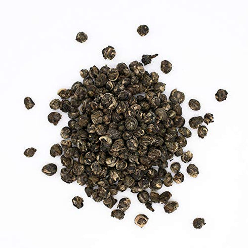 Imperial Jasmine Dragon Pearls | Loose Leaf Green Tea | Jasmine Green Tea with Amazing Aroma (4 oz)