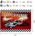 EOA 7(W) x5(H) FT Racing Cars Red Photography Backdrop Happy Birthday Hot Racer Wheels Banner Children Kids Cake Table Studio Props
