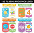 120 Flash Cards for Toddlers 2-4 Years, ABC Alphabet Letters, Colors & Shapes, 1-100 Math Numbers, First Sight Words for Vocabulary, Prek Preschool Learning, Kindergarten Kids, Boys & Girls 5 yrs Old