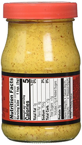 Mr. Mustard Mustard Hot, 7.5 Ounce (Pack of 1)