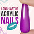 Makartt Acrylic Nail Kit, Long Ballerina Press On Nails Set Nail Tips Soft Gel Nail Tips Soak Off Nail Tips Full Cover Vivid Color with 4pcs Nail Glues 1pcs Nail File 240pcs Pump Ups Press on Nails