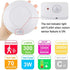 BIGMONAT Battery Operated Shower Light with Motion Sensor Wireless Ceiling Light RF Remote Controlled Through Walls|Brightness Dimmable and Timer Setting Indoor Lighting,Wireless Shower Light