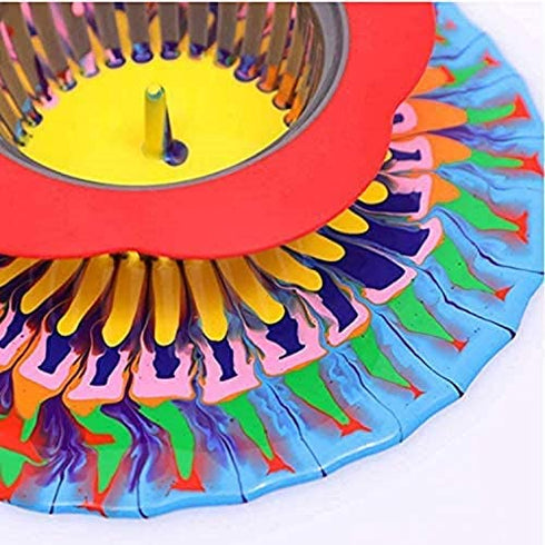Acrylic Paint Pouring Strainers,9 PACK Acrylic Pouring Strainers,Plastic Flower Strainers Silicone Pouring Drain Basket for DIY Pouring Acrylic Paint and Creating Unique Patterns Art Supplies