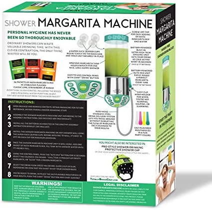 Prank Gift Box "Shower Margarita Machine" - Perfect Gag Gift and Funny White Elephant Idea