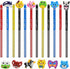 Cute Pencils for Kids, Fun Pencil with Erasers Toppers, Woodcased #2 Pencils for School Classroom(12 Pack)