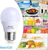 Acaxin LED Refrigerator Light Bulb 4W 40Watt Equivalent, Waterproof Frigidaire Freezer LED Light Bulb IP54, 120V E26 Daylight White 5000K 400 Lumen, Energy Saving A15 Appliance Fridge Bulbs, 2 Pack