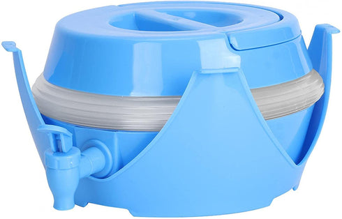 Fippkargo 2 Gallon (7.5L) Drink Dispenser, Juice Beverage Dispenser with Spigot for Outdoor Party (Blue)