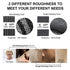 Exfoliating Back Scrubber, Korean Body Back Scrubber Towel for Shower, Japanese Bath Wash Scrub Cloth Washcloth Washer for Men Women Exfoliation, Body Scrubbing Brush Loofah Exfoliator (Stripe Black)