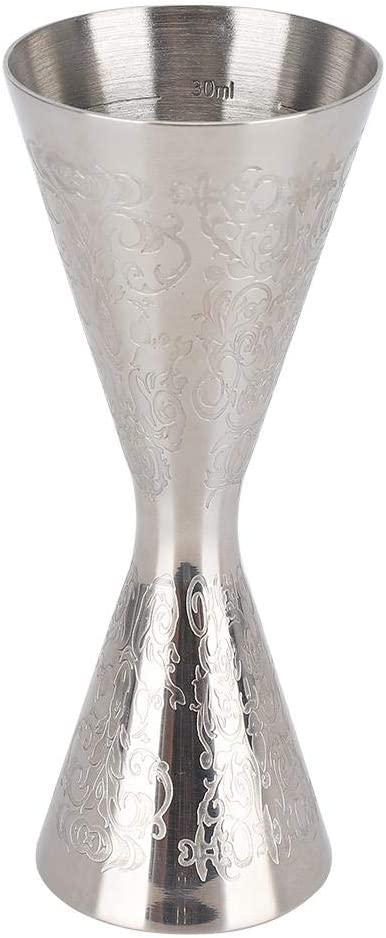 30ml 45ml Beautiful Stainless Steel Jigger with Scale Drink Wine Measuring jigger for bartending Cup Bar Accessories Pourer Measuring Tool