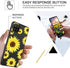 BENTOBEN Samsung A12 Case, Galaxy A12 Case, Slim Fit Glow in The Dark Soft Flexible Bumper Protective Shockproof Anti Scratch Non-Slip Cute Phone Cases for Samsung Galaxy A12, Sunflower Design