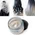 Temporary Hair Color Wax, White Hair Dye Natural Instant Hairstyle Cream or Hairstyle Wax for Women & Men Party, Cosplay, Date (White)