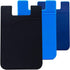 HEKEUOR Silicone Card Keeper Phone Wallet Credit Card ID Card Holder for iPhone, Android and Most Smartphones