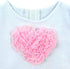 Sophia's 15 Inch Baby Doll Clothes 2 Pc. Set, Detailed Pink Heart Top, Tutu Skirt & Headband Fits 15 Inch Baby Dolls! Heart Dress & Headband|Plus Gift Bag |Doll Not Included