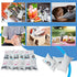 Shipping Cold Packs Dry Ice for Shipping Frozen Food, Freezer Ice Pack Sheets for Coolers 14'' X 13'', Flexible Ice Blanket Keep Food Fresh Beverage Cold, 42 OZ/Sheet After Absorb Water, 4 x 6 Cells