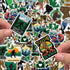 Kilmila Big Cartoon Foot Stickers?50Pcs with Sasquatch Keychain?Gifts Merch Big Cartoon Fans Party Supplies Bogfoot Toys Games Stickers for Skateboard Guitar Bicycle Kids