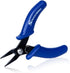 SPEEDWOX Mini Flat Nose Pliers 3 Inch Micro Needle Nose Pocket Plier Small Chain Nose Pliers Smooth Jaw Precision Miniature Fine Pliers Jewelry Making Tool with Spring Craft Beading Hobby