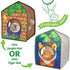 Kitty City Pop-up Safari Hut Play House, Cat Cube, Play Kennel, Cat Bed, Jungle Cat House
