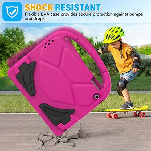 SUPLIK Kids Case for iPad 2/3/4 (9.7 inch, 2011/2012 Release Only), Durable Shockproof Kidproof Protective Handle Stand Cover with Screen Protector for Apple iPad 9.7" 2nd/3rd/4th Generation, Pink