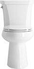 Kohler K-4774-0 Brevia Elongated White Toilet Seatwith Quick-Release Hinges And Quick-Attach Hardware For Easy Clean