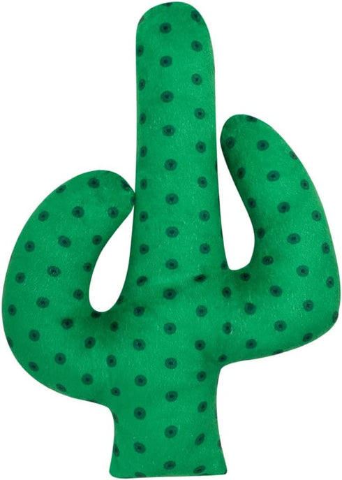 JWH 3D Cactus Shaped Throw Pillow Decorative Cushion Cover Soft Accent Pillow Cases Home Sofa Chair Bed Living Room Hand Stitch Stripes Farmhouse Decor Plant Toy Gift 13 x 18 Inch Green