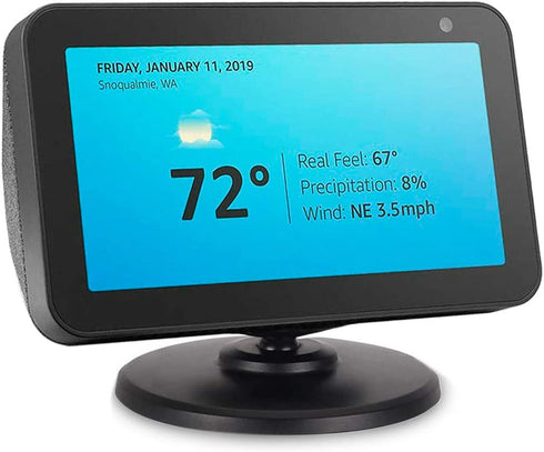 Stand for Echo Show 5 (1st Gen and 2nd Gen) by AutoSonic, Compatible with Alexa Show 5, Magnetic,Swivel and Tilt, Black