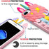HoneyAKE Fidget Toys Phone Case for iPhone 8 Plus Case iPhone 7 Plus Case Bubble Protect Soft Silicone Shockproof Stress Reliever Pop Phone Cover Women Girls for iPhone 6s Plus 7 Plus 8 Plus, Rainbow