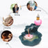 prosfalt Ceramics Waterfall Backflow Incense Holder Burner,Incense Seat with 50 Backflow Incense Cones+35 Incense Sticks Aromatherapy Home Decor Can Anxiety Relief Pressure -Blue