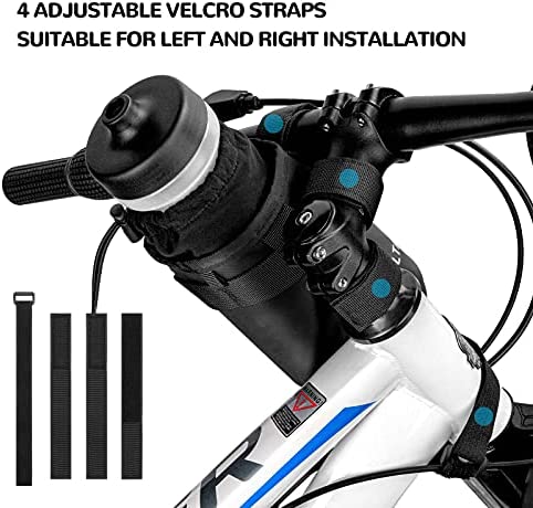 VLTAWA Bike Water Bottle Holder, Bike Cup Holder, Bicycle Water Bottle Holder, Bike Drink Holder, No Screw-Insulated-Sturdy-Adaptable (Signal Large)