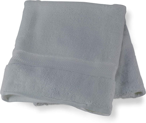 Dr. Mercola Organic Cotton Bath Towel, Grey, Size 30"x 64", Non GMO, GOTS Certified