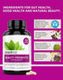 Zenwise Probiotics + Beauty from Within – Vegan Natural Collagen Support, Hyaluronic Acid Fine Line and Wrinkle Repair, Digestive Health for Women – 60 Capsules