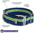 If It Barks - 1.5" Martingale Collar for Dogs - Adjustable - Nylon - Strong and Comfy - Ideal for Training - Made in USA - Large Finley