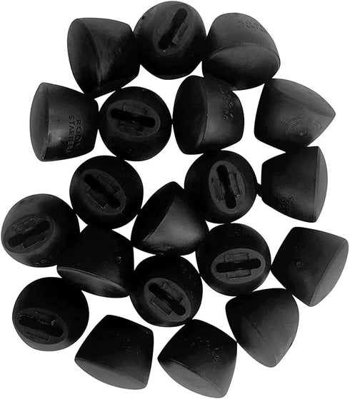 Kitchen Sink Rack Feet 20 Pack | Replacement for Kohler Rack Feet Part 84544-0 | Feet for Sink Grid by ROOM STARTERS (20 Pack, Black)